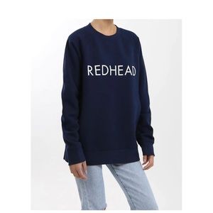 𝅺BRUNETTE the label sweatshirt “Redhead”